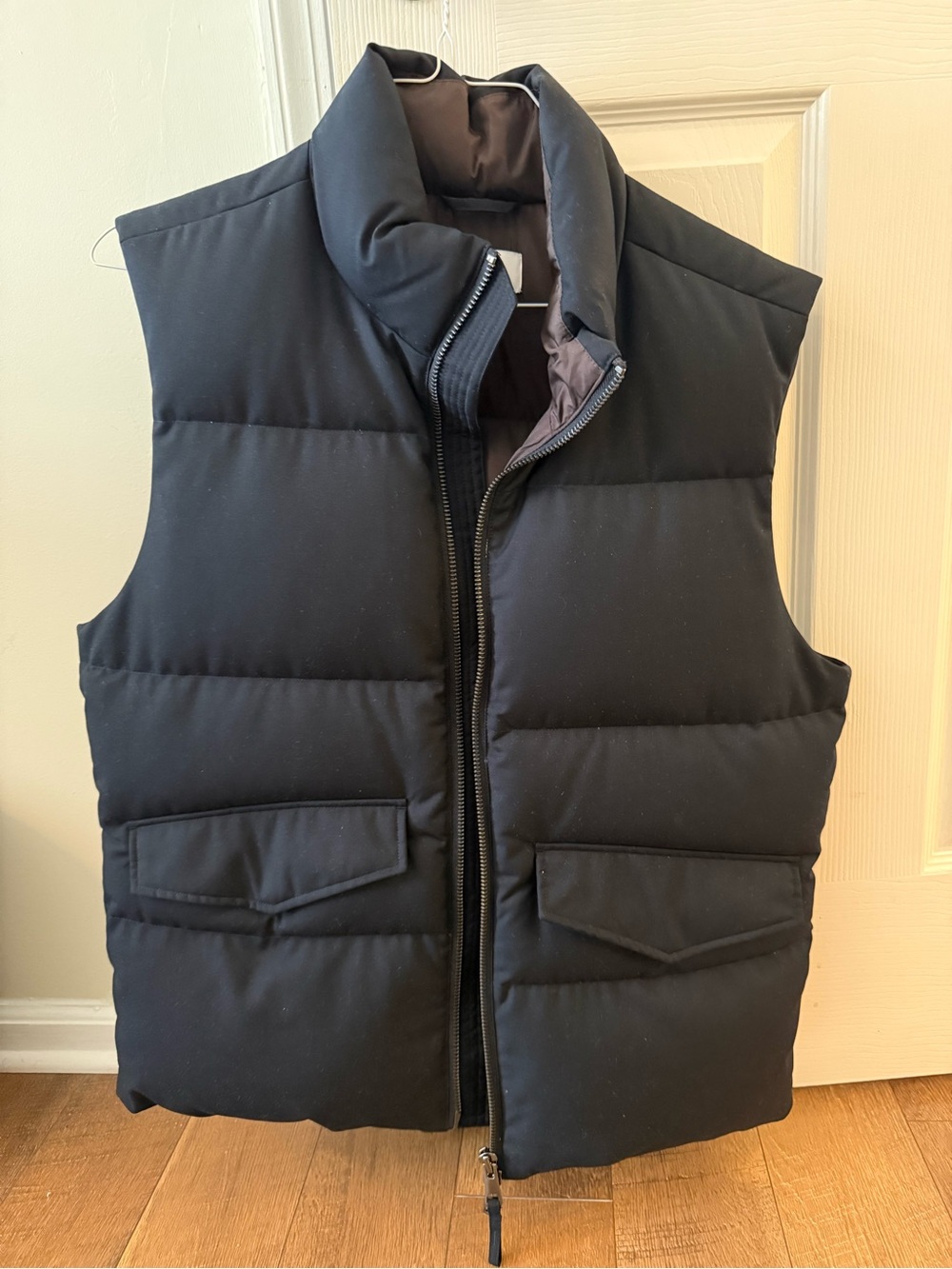 Reiss Men's Quilted Puffer Vest - Navy